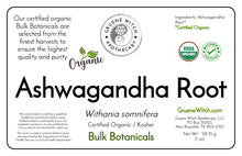 Load image into Gallery viewer, Bulk Botanicals - Ashwagandha Root
