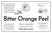 Load image into Gallery viewer, Bulk Botanicals - Bitter Orange Peel
