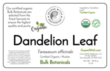 Load image into Gallery viewer, Bulk Botanicals - Dandelion Leaf
