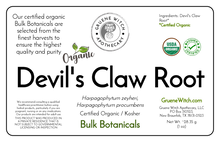 Load image into Gallery viewer, Bulk Botanicals - Devil's Claw Root
