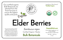 Load image into Gallery viewer, Bulk Botanicals - Elder Berries
