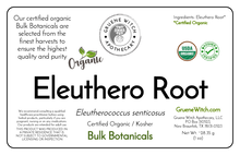 Load image into Gallery viewer, Bulk Botanicals - Eleuthero Root
