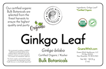 Load image into Gallery viewer, Bulk Botanicals - Ginkgo Leaf

