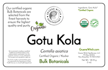 Load image into Gallery viewer, Bulk Botanicals - Gotu Kola
