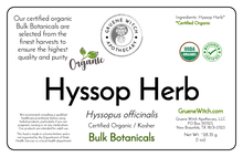Load image into Gallery viewer, Bulk Botanicals - Hyssop Herb
