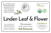 Load image into Gallery viewer, Bulk Botanicals - Linden Leaf &amp; Flower
