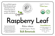 Load image into Gallery viewer, Bulk Botanicals - Raspberry Leaf
