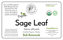 Load image into Gallery viewer, Bulk Botanicals - Sage Leaf
