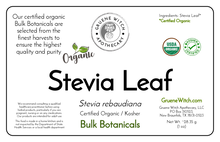 Load image into Gallery viewer, Bulk Botanicals - Stevia Leaf
