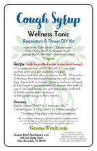 Load image into Gallery viewer, Cough Syrup Respiratory &amp; Throat Wellness Tonic DIY Kit
