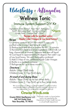 Load image into Gallery viewer, Elderberry &amp; Astragalus Wellness Tonic - Immune System Support DIY Kit
