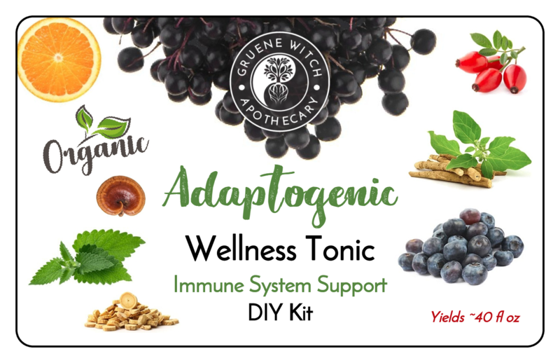Adaptogenic Wellness Tonic - Immune System Support DIY Kit