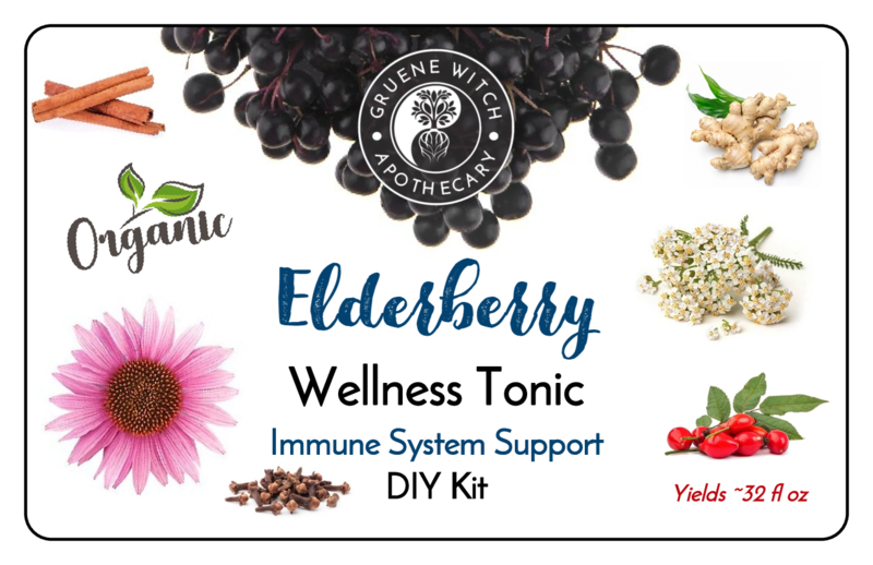 Elderberry Wellness Tonic - Immune System Support DIY Kit