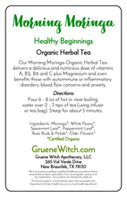 Load image into Gallery viewer, Organic Herbal Tea - Morning Moringa
