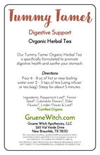 Load image into Gallery viewer, Organic Herbal Tea - Tummy Tamer
