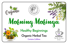 Load image into Gallery viewer, Organic Herbal Tea - Morning Moringa
