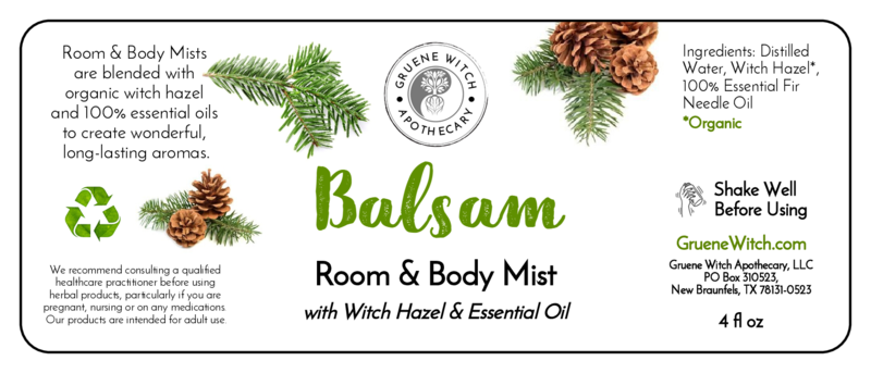 Room & Body Mist - Balsam