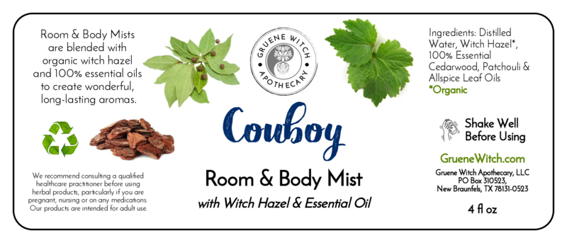 Room & Body Mist - Cowboy