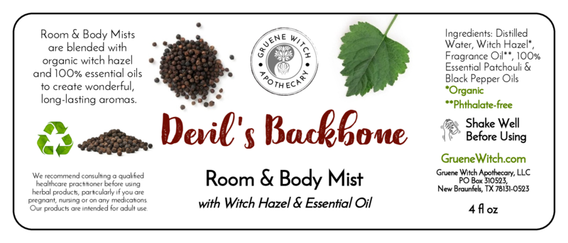 Room & Body Mist - Devil's Backbone