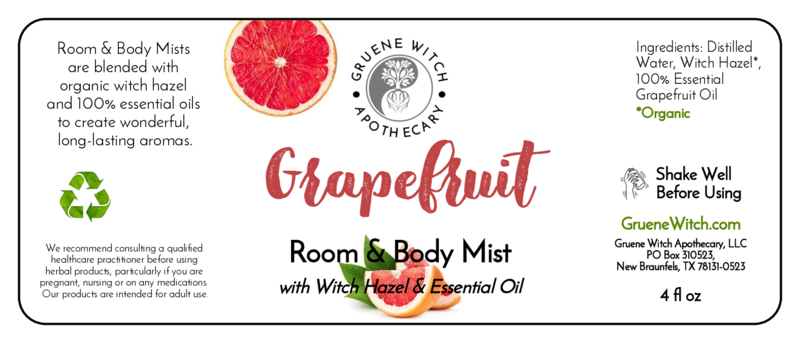 Room & Body Mist - Grapefruit