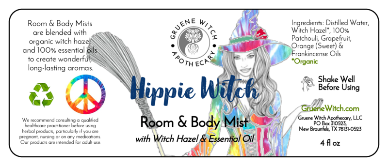 Room & Body Mist - Hippie Witch