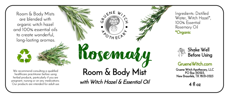 Room & Body Mist - Rosemary
