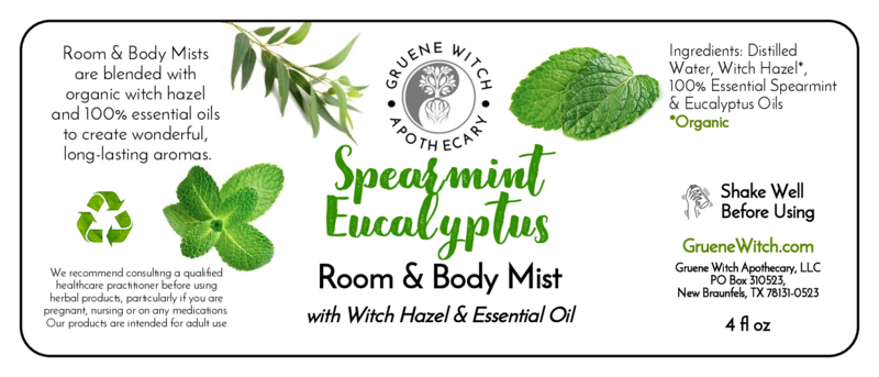 Room & Body Mist - Spearmint Eucalyptus