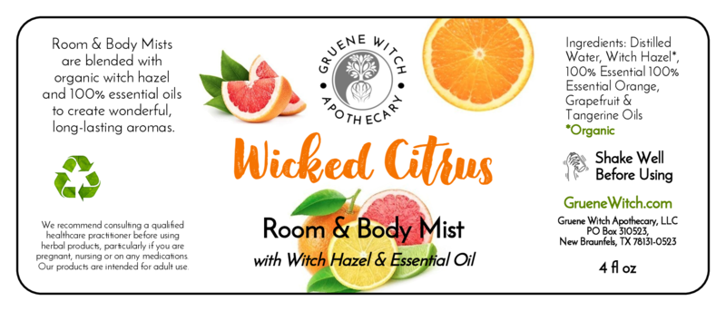 Room & Body Mist - Wicked Citrus