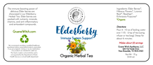 Load image into Gallery viewer, Organic Herbal Tea - Elderberry
