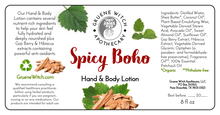 Load image into Gallery viewer, Hand &amp; Body Lotion - Spicy Boho
