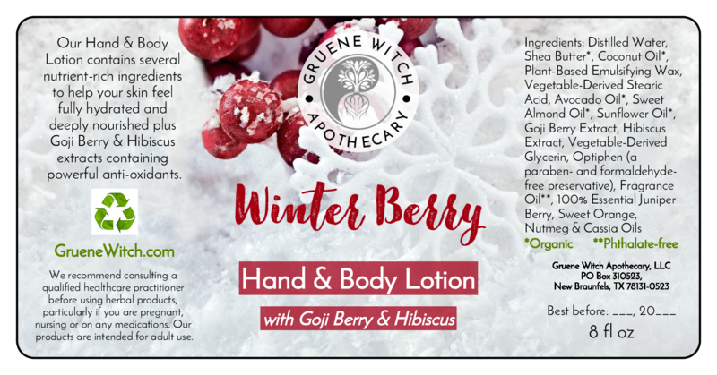 Hand & Body Lotion - Winter Berry