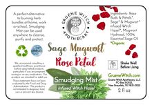 Load image into Gallery viewer, Smudging Mist - Sage Mugwort &amp; Rose Petal
