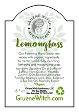 Load image into Gallery viewer, Foaming Hand Soap - Lemongrass
