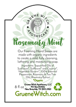 Load image into Gallery viewer, Foaming Hand Soap - Rosemary Mint
