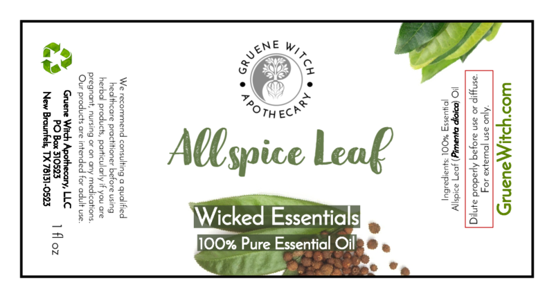 Wicked Essentials - Allspice Leaf