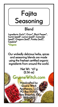 Load image into Gallery viewer, Witch&#39;s Garden Organic Herbs &amp; Spices - Fajita Seasoning (Blend)
