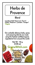 Load image into Gallery viewer, Witch&#39;s Garden Organic Herbs &amp; Spices - Herbes de Provence (Blend)

