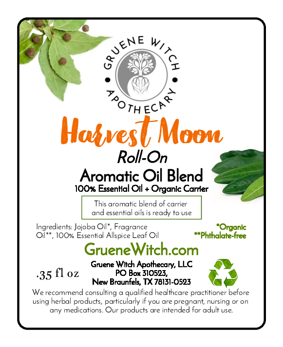 Roll-on Aromatic Oil Blend - Harvest Moon