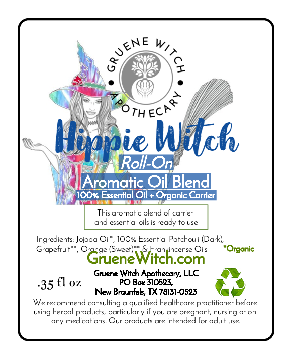 Roll-on Aromatic Oil Blend - Hippie Witch