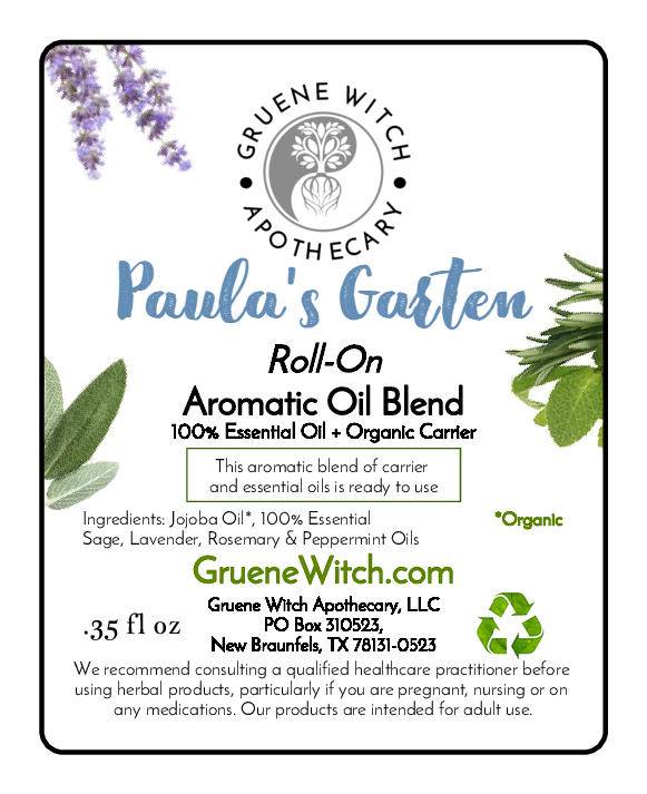 Roll-on Aromatic Oil Blend - Paula's Garten
