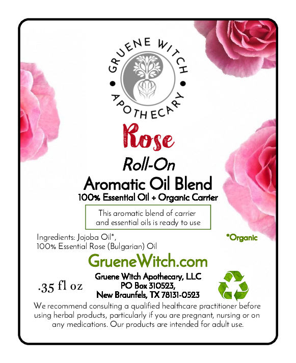 Roll-on Aromatic Oil Blend - Rose Bulgarian