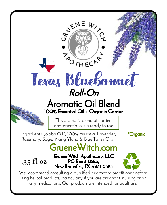Roll-on Aromatic Oil Blend - Texas Bluebonnet