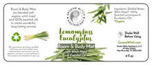 Load image into Gallery viewer, Room &amp; Body Mist - Lemongrass Eucalyptus
