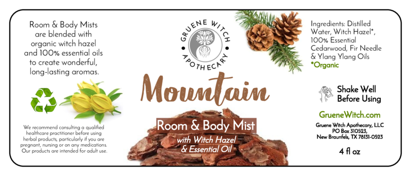 Room & Body Mist - Mountain