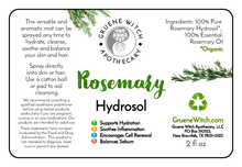 Load image into Gallery viewer, Hydrosol - Rosemary
